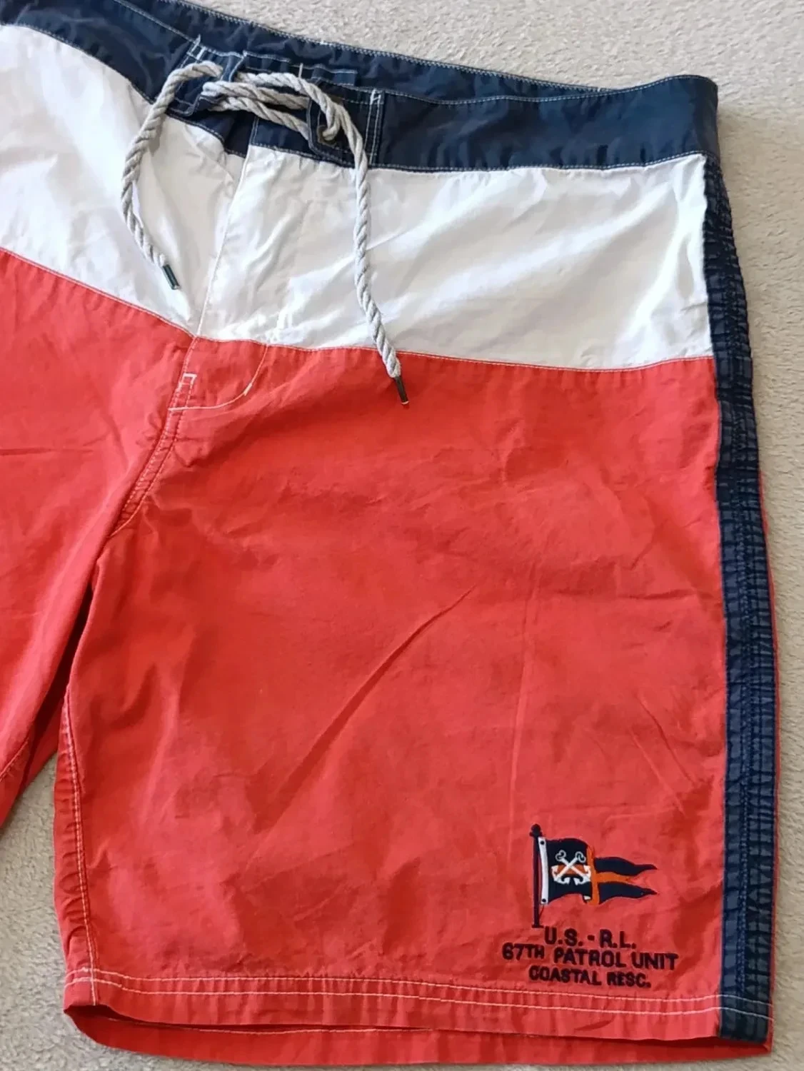 Badshort Polo Ralph Lauren Coastal Rescue Maat 40 – photo 3